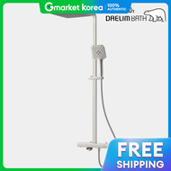 Daelim Bath ดอกทานตะวัน ชุดฝักบัวอาบน้ำ HFB A30LN2 Brushed Nickel