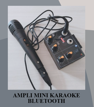 TERLARIS AMPLI MINI KARAOKE 5V - BISA TANPA MIC / PLUS MIC - AMPLIFIER MINI KARAOKE
