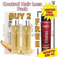 LB II Plus Rejuvenator Hair Tonic Ginseng Extract Prevent Hair Loss Rambut Gugur 120ml x 2 Free Ener