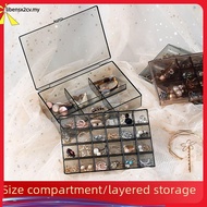 Separated Large Capacity Earring Organizer Box Jewellery Organizer Box Necklace Jewellery Box Earrin