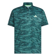 [20H 3.4-2H 4.4-VOUCHER 35%] adidas Golf Polo Shirts Short Sleeve Print Full Color Men Green JL7942