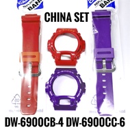CASIO G-SHOCK Dw-6900 DW-6900CB-4 DW-6900CC-6 BEZEL AND BAND.MADE IN CHINA.RESIN QUALITY.