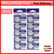 High Quality CR2025 / CR 2025 3V Lithium Battery 1pcs