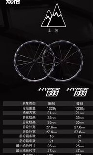 2023款 Hyper 碳纖維輻條輪組 碳條碳鈴 roadbike carbon wheelsets