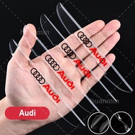 4pcs Audi Car Door Edge Protector Door Guard Handle Anti Scratch Protector Film Sticker For Audi SLINE A3 A4 A5 A6 Q2 Q3