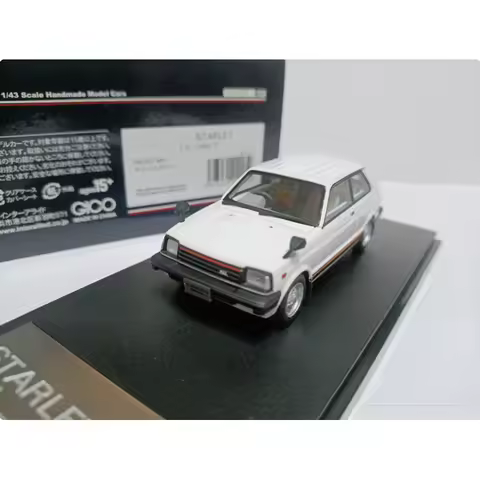 BB Hi Story 1/43 Scale Starlet Si 1982 Resin Car Model Classics Adult Souvenir Gift Static Display
