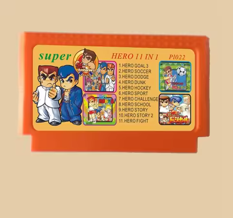 11 in 1 8 bit 60 pins Game Card