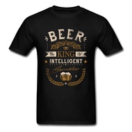2025 gift for friends waffle shirt xs-3xl Funny Oh Beer T-shirt King Of Intelligent T Shirts Mens Cl
