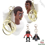 Skibidi Toilet Keychain PVC Keyring Pendant Child Gifts Doll Birthday Christmas Gift Fashion Bag Phone Accessories