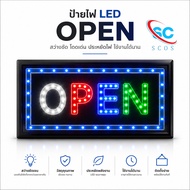 Led Sign OPEN Sticker