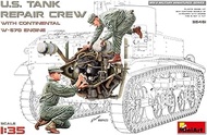 Mini-Art MA35461 1/35 WW.II US Military Tank Mechanic Set with Continental W-670 Engine Plastic Mode