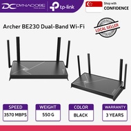 TP-Link Archer BE230 BE3600 Dual-Band Wi-Fi 7 Router - 3 Years Local Singapore Warranty BE 230