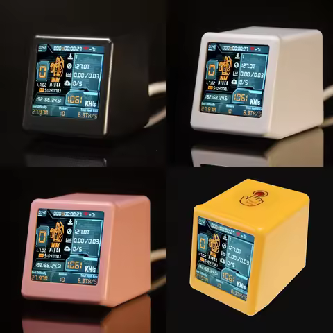 NMMiner Official colorful smart TV 1000KH/s better Nerdminer v2 ESP32 BTC SOLO Lottery Miner & Smart