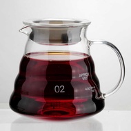 Heat-Resistant Glass Sharing Coffee Pot Cloud Cute Pot Hand-Brewing Pot Filter Cup Filter Pot Home B