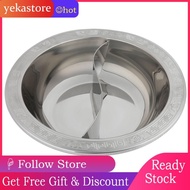 Yekastore Extra Thick Fondue Pot Divided Hot For Home