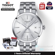 [Official Warranty] Tissot T129.407.11.031.00 Men's Tissot Classic Dream Swissmatic Silver Stainless Steel Strap Watch T1294071103100 (watch for men / clock men / tissot watch for men / tissot watch / men watch)