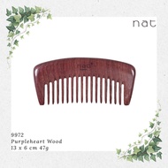 NAT Natural Purpleheart Wood Comb [9972]