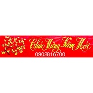 Băng rôn Chúc Mừng Năm Mới 3m 4m 5m 6m phụ kiện trang trí tết
