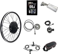 Home Office E-bike Conversion Kit 48V 1500w Rear Wheel Electric Bike Conversion Kit - Electric Bike Kit - Bicycle Electric Motor Kit - KT-LCD8S Display