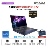 TKDN AXIOO MYBOOK PRO K7V (8N5) - I7 1195G7 8GB 512SSD RTX3050 W10 PRO
