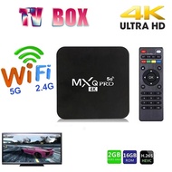 MXQ Pro 4K Smart TV Box Quad-Core Set Top Box 2GB 16GB 2.4G-5G WIFI Media Player HDMI Android 10