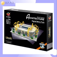 ตัวต่อ PZX HAAR Block บล็อก สถานที่สำคัญ PZX 9912-4 สนามฟุตบอล ไอดูนา ซิกเนล พาร์ค ดอทมุน เยอรมันนี 