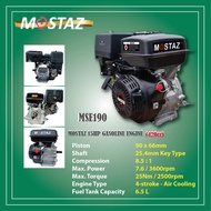 MOSTAZ 15hp 420cc Powerful Gasoline Engine MSE190 - High Grade Carburetor - Heavy Duty - 6 Months Lo