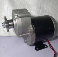 12V 600W DC motor 180 rpm pulley sprocket motor