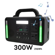 กล่องสำรองไฟ power box ความจุ 224000 mAh 200W power station แบตเตอรี่สำรองไฟ 220V แบตเตอรี่สำรองพกพา