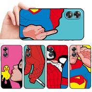 Soft black phone case for OPPO F5 F7 F9 F11 F25 F27 K12X R9S Marvel Movie Parodies casing Anti fall 