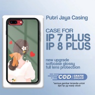 HP Ip 7 plus Case Latest ip 8 plus/ - Xiaomi Ip 7 plus ip 8 plus/ - Girls Flower Motif - Premium Glo