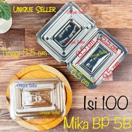 Mika 5B 5 B BP contents 100 Size 9.5x6.5x3.5 cm Mika Cake Putu Ayu Bolu Mochi Pia Pie Snack Market S