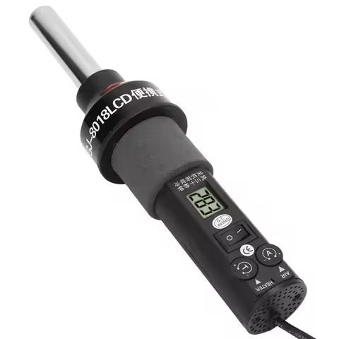 450W Hot Air Gun LCD Adjustable Electronic Heat Hot Air Gun Desoldering Soldering Station IC SMD BGA