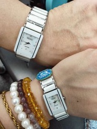*OMAX 白色方型陶瓷錶-男錶/女錶-一隻1500元 一對買2800