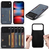 Case For iPhone 17 17Pro 17ProMax 16e 17Air Leather Wallet Phone Cover Card Slot Shockproof Shell Ap