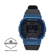 [Watchspree] Casio G-Shock Full Metal Case Bluetooth® Multi-Band 6 Tough Solar Black Resin Band Watch GMWB5000G-2D GMW-B5000G-2D GMW-B5000G-2