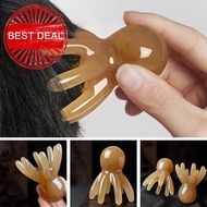 Resin Octopus Massage Comb Scraping Scalp Massage Comb Massage Comb Spa Massage Comb Scalp U9f3