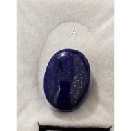 N0067, Permata cincin Lapis Lazuli Afghanistan, warna indah, biru diraja semula jadi, halus dan lici