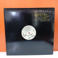 #RR8-44 LP TERPAKAI [ JUNIOR M.A.F.I.A. FEATURING AALIYAH - I NEED YOU TONIGHT ] USED LP < G >