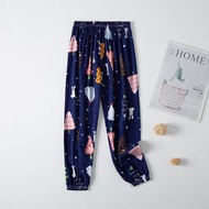 【LF】Adults Lantern Pants Cotton S-2XL Young Men Women Anti-Mosquito Trousers Casual Long Loose Boho 