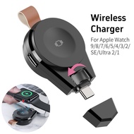 Wireless Watch Charger for For Apple Watch 9/8/7/6/5/4/3/2/SE/Ultra 2/1 Portable Smart Watch Charger