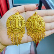 REPLIKA Round aceh Pendant 24krt Gold Plated Crum Light Gold 9gram Premium Gold Replica Women's Pend