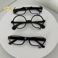 [YDV] Anime Y2K Cosplay Glasses Without Lenses Unisex Teardrop Eyeglass Spectacles Eyewear Jewelry C