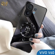Glossy Glass Softcase for Vivo V60 2025 - Casing Vivo Vivo V60 2025hp - Protective Case hp - K44
