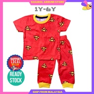 (1-6Y) Baju Tidur Budak Kanak-Kanak 1-6 TAHUN Kids Pyjamas Boys Girls Lelaki Perempuan Pijamas Kanak Cantik Murah Borong