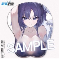 全2種 全新 蔚藍檔案  BLUE Archive 早瀨優香 款 動漫周邊 hololive系列 動漫周邊硅膠 mouse pad滑鼠墊 同款優質版