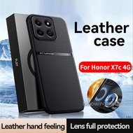 Shockproof Casing For Honor X7c 4G Honor X7c X9c X9C X7C X7 c 4G 5G 2024 Magnetic Leather Car Holder