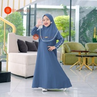 Games Syari Idul Fitri Gamid Girls' Dresses 9 10 Years 5 6 Children's Dresses for Eid 2025 Girls' Qu