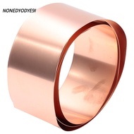 NONEDYODYE9I Copper Sheet Roll, 50 x 1000mm Double Sided Metal Foil Plate, Portable Ultra-thin Coppe