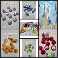 Mushroom wrap button wrap button salut button